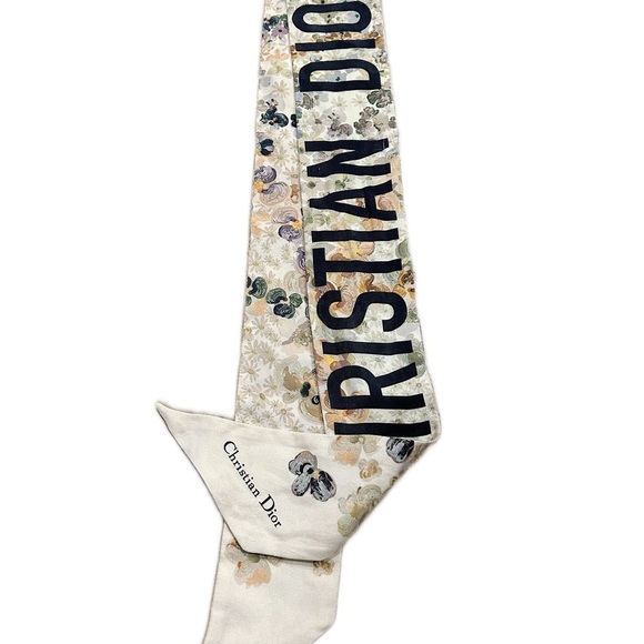 Dior Accessories - 🚩steal authentic Christian Dior Floral Silk Scarf